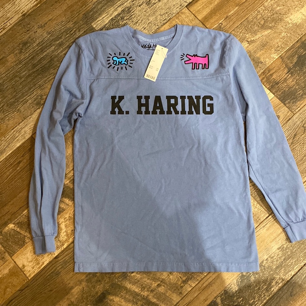 Keith Haring long sleeve Football jersey